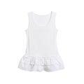 Ruffle-Hem Sleeveless Tank Top