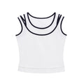 Clean Design White Layered Style Tank
